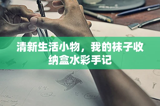 清新生活小物，我的袜子收纳盒水彩手记