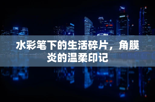 水彩笔下的生活碎片，角膜炎的温柔印记