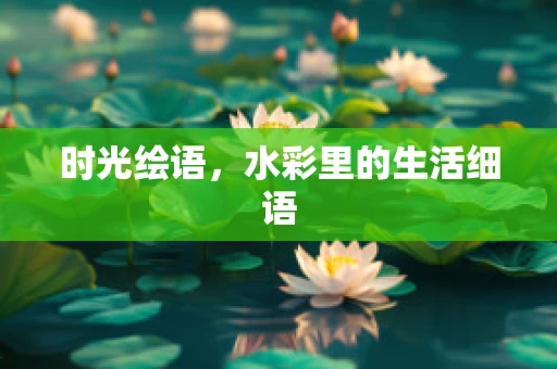 时光绘语，水彩里的生活细语