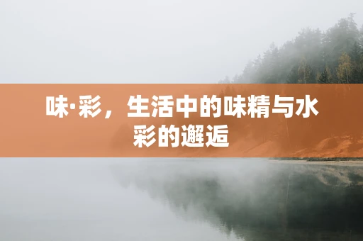 味·彩，生活中的味精与水彩的邂逅
