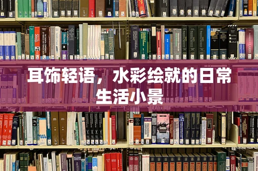 耳饰轻语，水彩绘就的日常生活小景