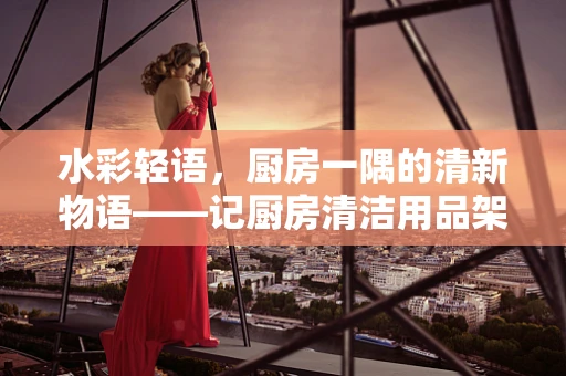 水彩轻语，厨房一隅的清新物语——记厨房清洁用品架的晨光剪影
