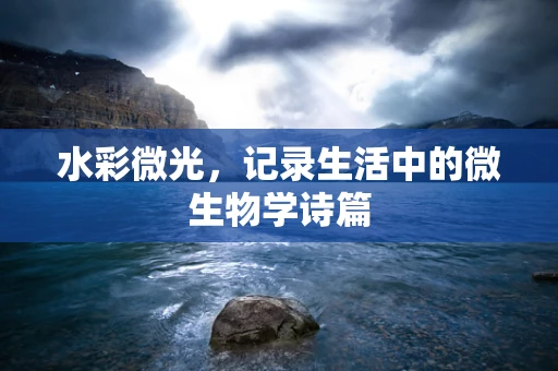 水彩微光，记录生活中的微生物学诗篇