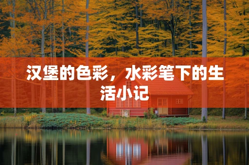 汉堡的色彩，水彩笔下的生活小记