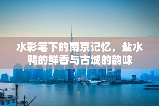 水彩笔下的南京记忆，盐水鸭的鲜香与古城的韵味