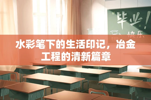 水彩笔下的生活印记，冶金工程的清新篇章