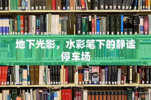 地下光影，水彩笔下的静谧停车场