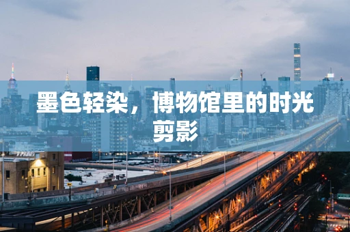 墨色轻染，博物馆里的时光剪影