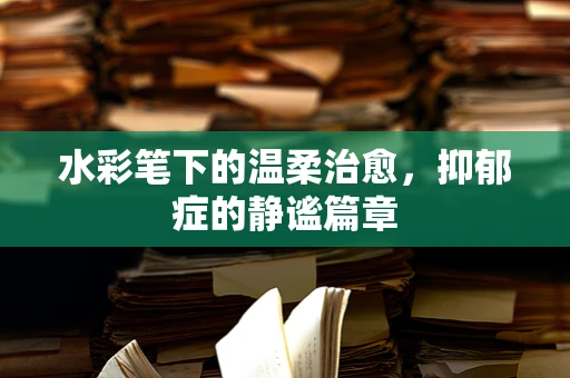 水彩笔下的温柔治愈，抑郁症的静谧篇章