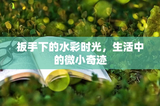 扳手下的水彩时光，生活中的微小奇迹