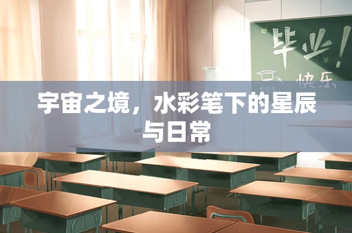 宇宙之境，水彩笔下的星辰与日常