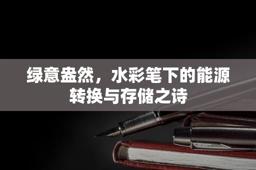 绿意盎然，水彩笔下的能源转换与存储之诗