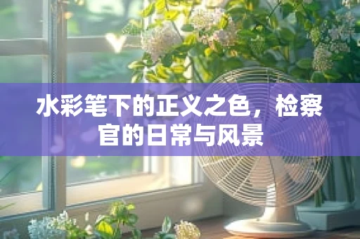 水彩笔下的正义之色，检察官的日常与风景