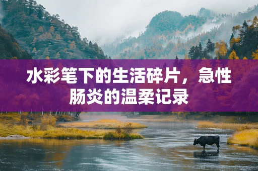 水彩笔下的生活碎片，急性肠炎的温柔记录