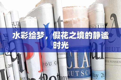 水彩绘梦，假花之境的静谧时光