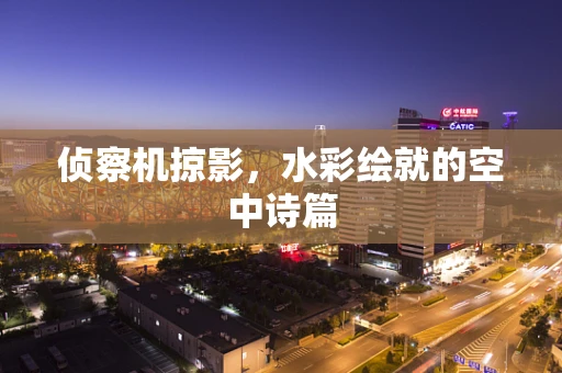 侦察机掠影，水彩绘就的空中诗篇
