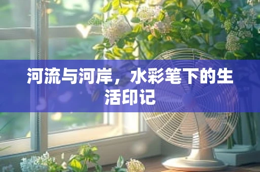 河流与河岸，水彩笔下的生活印记