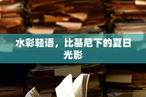水彩轻语，比基尼下的夏日光影