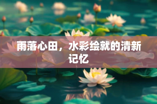 雨落心田，水彩绘就的清新记忆