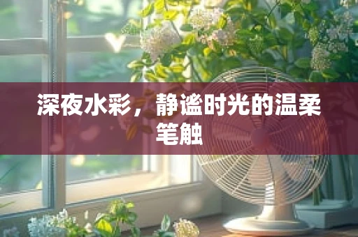 深夜水彩，静谧时光的温柔笔触