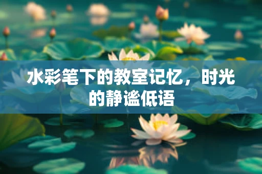 水彩笔下的教室记忆，时光的静谧低语