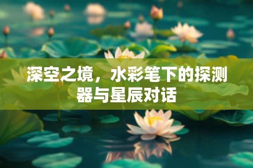 深空之境，水彩笔下的探测器与星辰对话