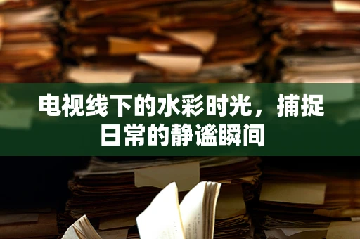 电视线下的水彩时光，捕捉日常的静谧瞬间