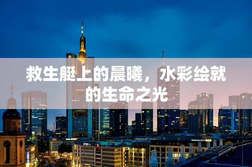 救生艇上的晨曦，水彩绘就的生命之光