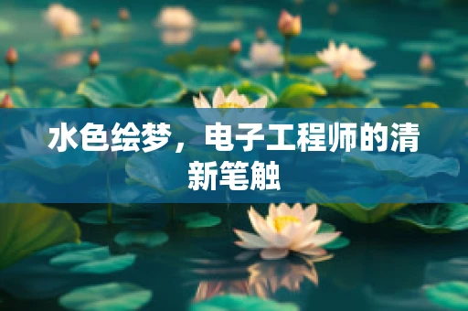 水色绘梦，电子工程师的清新笔触