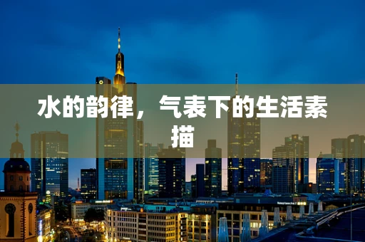 水的韵律，气表下的生活素描