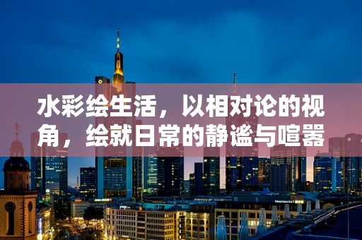 水彩绘生活，以相对论的视角，绘就日常的静谧与喧嚣