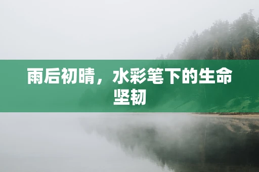 雨后初晴，水彩笔下的生命坚韧