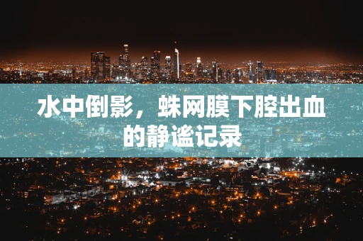 水中倒影，蛛网膜下腔出血的静谧记录