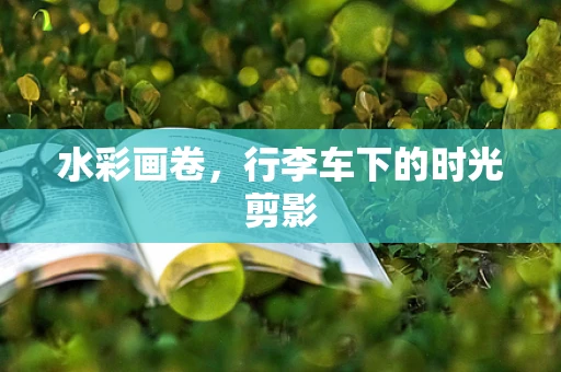 水彩画卷，行李车下的时光剪影