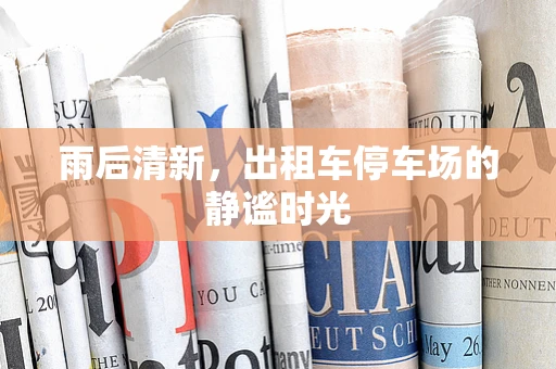 雨后清新，出租车停车场的静谧时光
