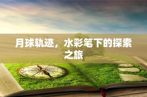 月球轨迹，水彩笔下的探索之旅