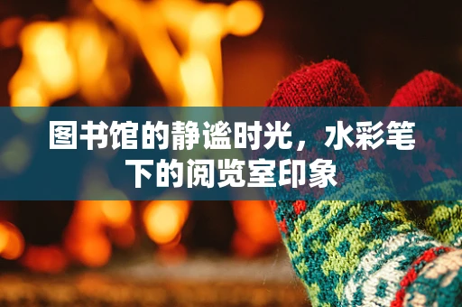 图书馆的静谧时光，水彩笔下的阅览室印象