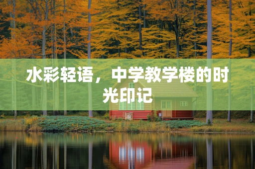 水彩轻语，中学教学楼的时光印记