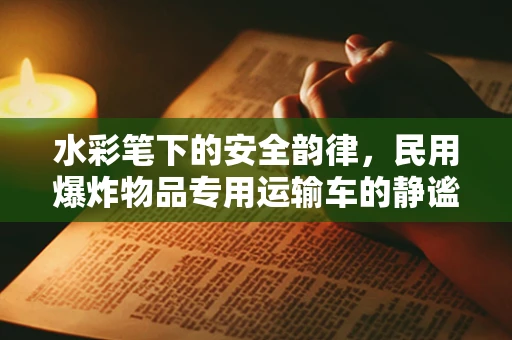 水彩笔下的安全韵律，民用爆炸物品专用运输车的静谧之旅
