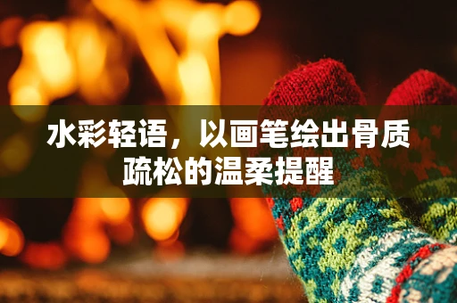水彩轻语，以画笔绘出骨质疏松的温柔提醒