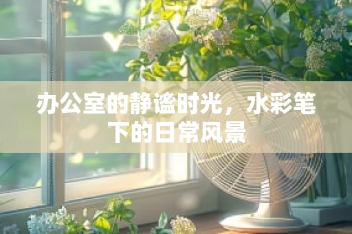 办公室的静谧时光，水彩笔下的日常风景