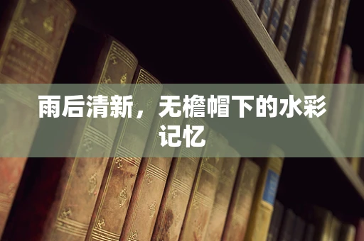 雨后清新，无檐帽下的水彩记忆