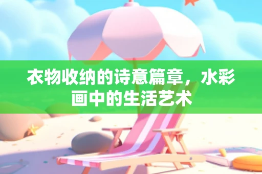 衣物收纳的诗意篇章，水彩画中的生活艺术