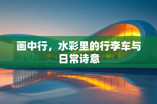 画中行，水彩里的行李车与日常诗意