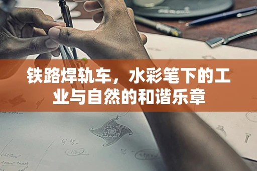 铁路焊轨车，水彩笔下的工业与自然的和谐乐章