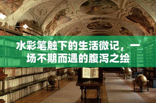 水彩笔触下的生活微记，一场不期而遇的腹泻之绘