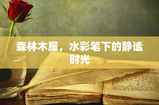 森林木屋，水彩笔下的静谧时光
