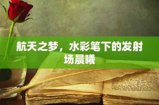 航天之梦，水彩笔下的发射场晨曦