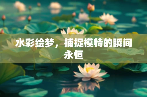 水彩绘梦，捕捉模特的瞬间永恒