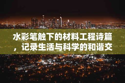 水彩笔触下的材料工程诗篇，记录生活与科学的和谐交响